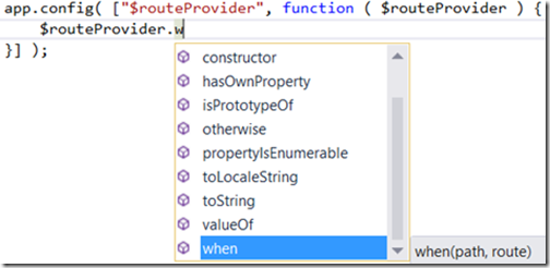 Visual Studio 2015еJavaScript༭仯